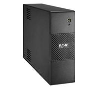 Eaton SAI 5S 1500I - Sistema de alimentación ininterrumpida (SAI) - 5S1500I - 1500VA (8 salidas schuko, regulación de voltaje (AVR), protección de Ethernet/Internet/líneas telefónicas), Negro