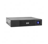 Eaton SAI 5SC 1500 Rack2U - Sistema de alimentación ininterrumpida - 5SC1500IR - 1500VA (8 salidas schuko) - Regulación de voltaje (AVR), Pantalla e interfaz USB (cable USB incluido), Negro