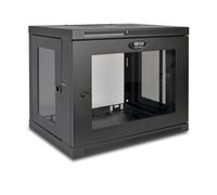 Tripp Lite by Eaton SmartRack 9U de Perfil Bajo, Profundidad de Conmutador, Gabinete de Rack Mini Montado en la Pared, Ventana de Acrílico Transparente (Negro) (SRW9UG)