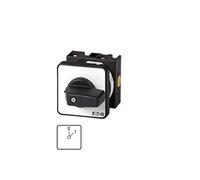 Eaton T0-1-15402/E Interruptor On-Off, Contactos 2, 20 A, Placa Indicadora 0-1, 45°, Montaje Empotrado, 4.8 cm x 4.8 cm x 7.6 cm