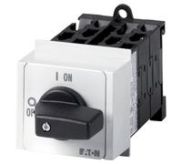 Eaton T0-5-8281/IVS Interruptor de Escalones, Contactos 9, 20 A, Placa Indicadora 0-3, 45°, 3 Escalones, 45°, Montaje en Armario de Distribución, 5.5 cm x 5.4 cm x 12 cm
