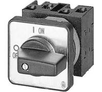 Eaton T3-4-8440/E Interruptor Multi-Velocidad, Contactos 8, 32 A, 1 Sentido de Giro, 2 Velocidades, Placa Indicadora 0-1-2, 60°, Montaje Empotrado