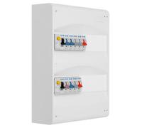 Eaton - Tabla 2 filas preequipadas 1 inter. diff. 63A + 1 inter. diff. 40 A + 9 disyuntores