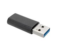 Eaton Tripp Lite - Adaptador convertidor USB 3.2 USB-C a USB-A, hembra a macho, transferencia de datos de 10 Gbps, salida de alimentación de 900 mA, compatible con generaciones USB anteriores (U329