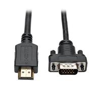 Eaton Tripp Lite Cable Adaptador Activo de HDMI a VGA (HDMI a HD15 M/M de bajo Perfil), 3,1 m (10 pies) (P566-010-VGA)