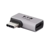 Eaton Tripp Lite - Cable USB 4 Adaptador en ángulo Recto USB-C (U521-000 | Datos de 40 Gbps, 8K a 60Hz / 4K a 144Hz DisplayPort 1.4 modo Alt, 240W PD Pass-Through, compatible con Thunderbolt 4