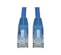 Eaton 50 Pack Cat6 Gigabit Snagless Molded UTP Patch Cable, RJ45 Male-to-Male Cable, Blue, 2 Feet / 0.61 m (N201-002-BL50BP)