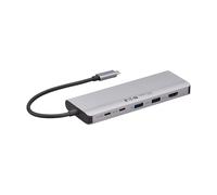 Eaton Tripp Lite Estación de Acoplamiento de Viaje multipantalla USB4 - Video 8K o 4K/144 Hz, Puertos de concentrador USB 3.2 Gen 2 (10 Gbps), Carga PD de 100 W, HDR, 4:4:4, HDCP 2.3 (U442-DOCK26)