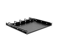 Eaton Tripp Lite Estante de Rack de Acero en Voladizo - 1U, Ventilado, Anillos de Cable Integrados, 14.2 Pulgadas de Profundidad, Soporta hasta 50 lbs (22.2 kgs) (Negro) (SRWSHELF4P1U)