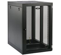 Eaton Tripp Lite SmartRack 18U de Alta Resistencia, Perfil Bajo, Profundidad de Servidor, Gabinete de Rack Montado en la Pared (Negro) (SRW18UHD)
