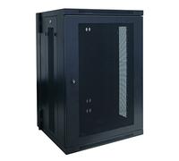 Eaton Tripp Lite SmartRack 18U de Perfil Bajo, Profundidad de Conmutador, Gabinete de Rack Montado en la Pared, Parte Trasera con Bisagras (Negro) (SRW18US)
