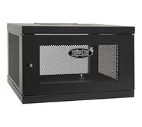 Eaton Tripp Lite SmartRack 6U de Perfil Bajo, Profundidad de Conmutador, Gabinete de Rack Mini Desmontable Montado en la Pared (Negro) (SRW6UKD)