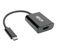 Eaton Tripp Lite U444-06N-HDB-AM Adaptador USB-C (Tipo-C) a HDMI, USB 3.1 Gen 1, Compatible con Thunderbolt 3, 4K x 2K @ 24/25/30 Hz, M/F, Negro (U444-06N-HDB-AM)