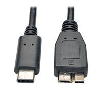 Eaton TrippLite by USB-C to USB Micro-B Cable (M/M) - USB 3.2, Gen 2 (10 Gbps), Thunderbolt 3 Compatible, 3 ft. (0.91 m)