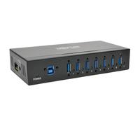 Eaton Hub de 7 Puertos USB 3.0 de Grado Industrial - Inmunidad ESD de 20 kV, Caja de Metal, Instalable (U360-007-IND)