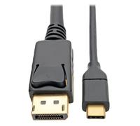 Tripp Lite U444-006-DP Cable USB-C (Tipo-C) a DisplayPort, USB 3.1 Gen 1, Compatible con Thunderbolt 3, 4K x 2K @ 60Hz, M/M, 1.83 m