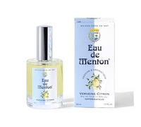 Eau de Menton Verbena-Lemon - Agua de colonia aromática cítrica - Fragancia unisex fresca y natural - Notas de hierbas y cítricos - Perfume artesanal francés - 50.3 ml (50 ml)