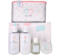 Eau my BB Estuche con Neceser, EDS 60 ml, Loción hidratante 300 ml, Gel de baño y Champú 300 ml y Porta chupete