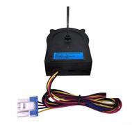 EAU63103202 - Motor de ventilador de condensador de refrigerador, 4 pines, repuesto para 79568039218 LFX28968ST06, negro, 10 x 10 x 8 cm, carcasa de plástico
