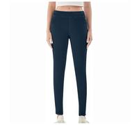 Eauptffy Jeggings Mujer Elástico Cómodo Cintura Alta Jeans Leggings con Bolsillos Pantalones Vaqueros Skinny Casual Sexy Denim Pantalones Jeggings Mujer Pantalones de Yoga Ropa de Calle, azul oscuro,