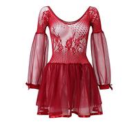 Eauptffy Ropa interior sexy de encaje para mujer, body de peluche, liguero transparente, liguero de encaje, pijamas, 2 piezas, ropa interior, ropa de dormir, regalos para esposa