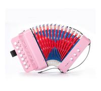 Eavnbaek Acordeón para principiantes, 10 teclas, control de botones, instrumentos musicales para estudiantes, principiantes, acordeón, ligero, 7 teclas, 3 bajos, mini acordeón, acordeones, regalos