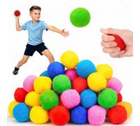 EAVUYIS 30 Pezzi Palloncini Acqua Riutilizzabili in Cotone Morbido, Gavettoni Riutilizzabili da 5cm, Bombe d'Acqua Colorate per Giochi d'Acqua in Giardino, Piscina e Spiaggia per Bambini e Adulti