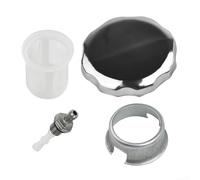 Eawfgtuw 3 piezas de metal tanque de combustible junta filtro conjunto para GX390 para GX340 para GX270 GX240 para GX200 para 168F 188F 190F generador de motor gasolina piezas de repuesto