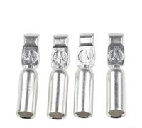 Eawfgtuw 4 terminales de cobre resistentes para terminales de cobre de hasta 600 V, conectores solares de turbina eólica para remolque de carretilla elevadora, 6-12 AWG y 2-6 AWG (4 unidades - 120 A)