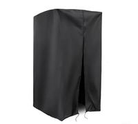 Eawfgtuw 420D Oxford Power Tower Cover para estación de barra de dominadas, cubierta antipolvo para estación de inmersión con cremallera y cordón, protector de equipo de fitness grande de 68 x 64 x