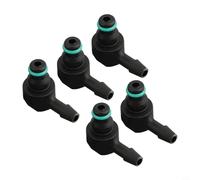 Eawfgtuw 5 piezas de válvula de retención de conexión de retorno de aceite de tubo de inyector para conector 110, 2 o 3 vías con válvula de retención única (A)