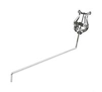 Eawfgtuw Abrazadera portátil para lira de saxofón marchando, soporte de metal para partituras para saxofón soprano alto, accesorio ligero para instrumentos, 12 pulgadas, 60 g