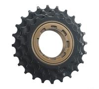 Eawfgtuw Acero de 3 velocidades para rueda libre 18-21-24T, forjado en frío para engranaje de piñón CNC con compromiso de 3 garras para buje británico B1.375x24, racimo de una sola velocidad