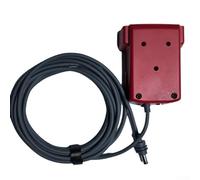 Eawfgtuw Adaptador de batería de litio de 18 V, cable de alimentación CC para mini plato, compatible con modelos MWQ 48-11-1815/1820, 2 m/5 m de longitud, rojo y negro (5 metros)