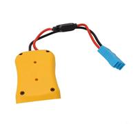 Eawfgtuw Adaptador de batería para batería de iones de litio Dewalt de 20 V, convertidor con conector de arnés de cables de 12 AWG y portafusibles, compatible con DCB205 DCB206 DCB204 DCB203 (azul)