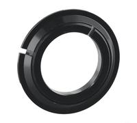 Eawfgtuw Adaptador de conversión de dirección cónico para bicicleta, corona para junta de anillo, horquilla de aleación de aluminio para carretera, para bicicleta, ID 30 mm OD 39,8 mm, negro (C)