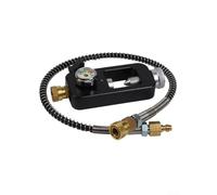 Eawfgtuw Adaptador de estación de llenado de buceo de 40 MPa 6000 PSI con manguera de 0,5 m, válvula DIN para acoplamiento de botella de aire HPA para recarga de tanque de aire y buceo, desconexión