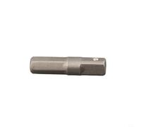 Eawfgtuw Adaptador de extensión de broca hexagonal de 1/4 pulgadas a enchufe cuadrado, barra de extensión de acero al cromo vanadio para eléctrico, neumático y manual (30 mm)