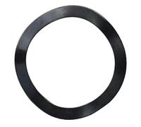 Eawfgtuw Adaptador de pedalier de 24 mm a 30 mm, manguito reductor con arandela ondulada y resorte, espaciador de brazo de manivela de acero para conversión de hasta 30 mm, plateado (24 mm)