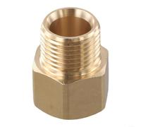 Eawfgtuw Adaptador M22 de 14 mm hembra a G1/2 macho, conector de latón para lavadora a presión, manguera de lavado de energía eléctrica para lanza limpiadora de alta presión, 4500 PSI