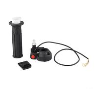 Eawfgtuw Agarre del acelerador de goma de 7/8 pulgadas e interruptor de apagado para 47 cc y 49 cc Mini para Moto para ATV Quad para bicicleta, conjunto de control de manillar de gas con botón de