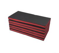 Eawfgtuw Alfombrilla plegable de reparación de coche de 6 pliegues para arrodillarse y sentarse, impermeable, portátil, para rodilla de espuma EVA con asa, 46 pulgadas de largo x 15.7 pulgadas de