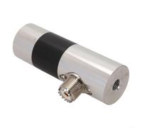 Eawfgtuw Antena portátil de onda corta con diseño de rosca de metal y plástico, potenciador de recepción de señal de comunicación de radio, equipo de radio compacto para uso en exteriores