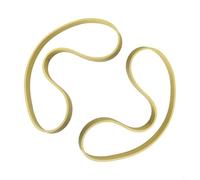 Eawfgtuw Banda de goma para sierra de cinta para ruedas de sierra de cinta de carpintería de 8 a 9 pulgadas, paquete de 2, compatible con 205 mm y 230 mm de diámetro, amarillo verde (9 pulgadas)