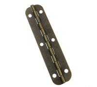 Eawfgtuw Bisagra ovalada antigua de 65 mm de aleación de zinc para muebles decorativos de lado estrecho para caja de madera vintage, puerta, armario, baúl de joyas, (65 mm, 65 mm)