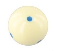 Eawfgtuw Blue Spot - Bola de billar para práctica, bola de entrenamiento de 6 puntos con seis puntos, bola de entrenamiento de billar de resina de 2/4 pulgadas, 57.2 mm, 6 onzas para mesa de billar