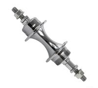 Eawfgtuw Buje trasero de 36 agujeros de acero plateado para bicicletas de 6, 7, 8, 9 velocidades, longitud del eje de 170-190 mm, compatible con la mayoría de bicicletas de montaña y de escuela