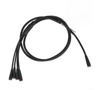 Eawfgtuw Cable de datos para controlador de salpicadero de 6 pines para scooter eléctrico Kukirin G2 Pro, pieza de repuesto de cable conector negro de 1390 mm