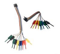 Eawfgtuw Cables de prueba del analizador lógico, Sondas de prueba de multímetro, Clips de prueba electrónicos, Cables de prueba de circuitos Conectores de sonda lógica, Cables de prueba eléctricos