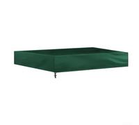 Eawfgtuw Cubierta cuadrada para arenero, impermeable, tela Oxford, cubierta contra el polvo para jardín, niños, juguete, arenero, protección portátil, tapa de caja de arena, cubierta de área de juego